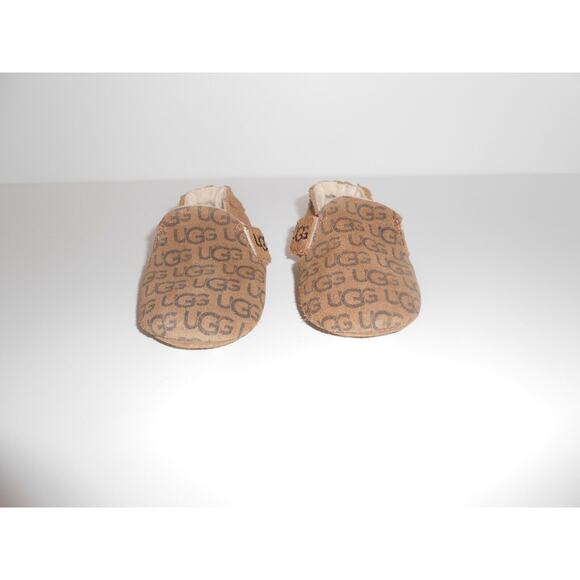 UGG Chestnut Baby Logo Pre-walker Roos Booties - Picture 4 of 16